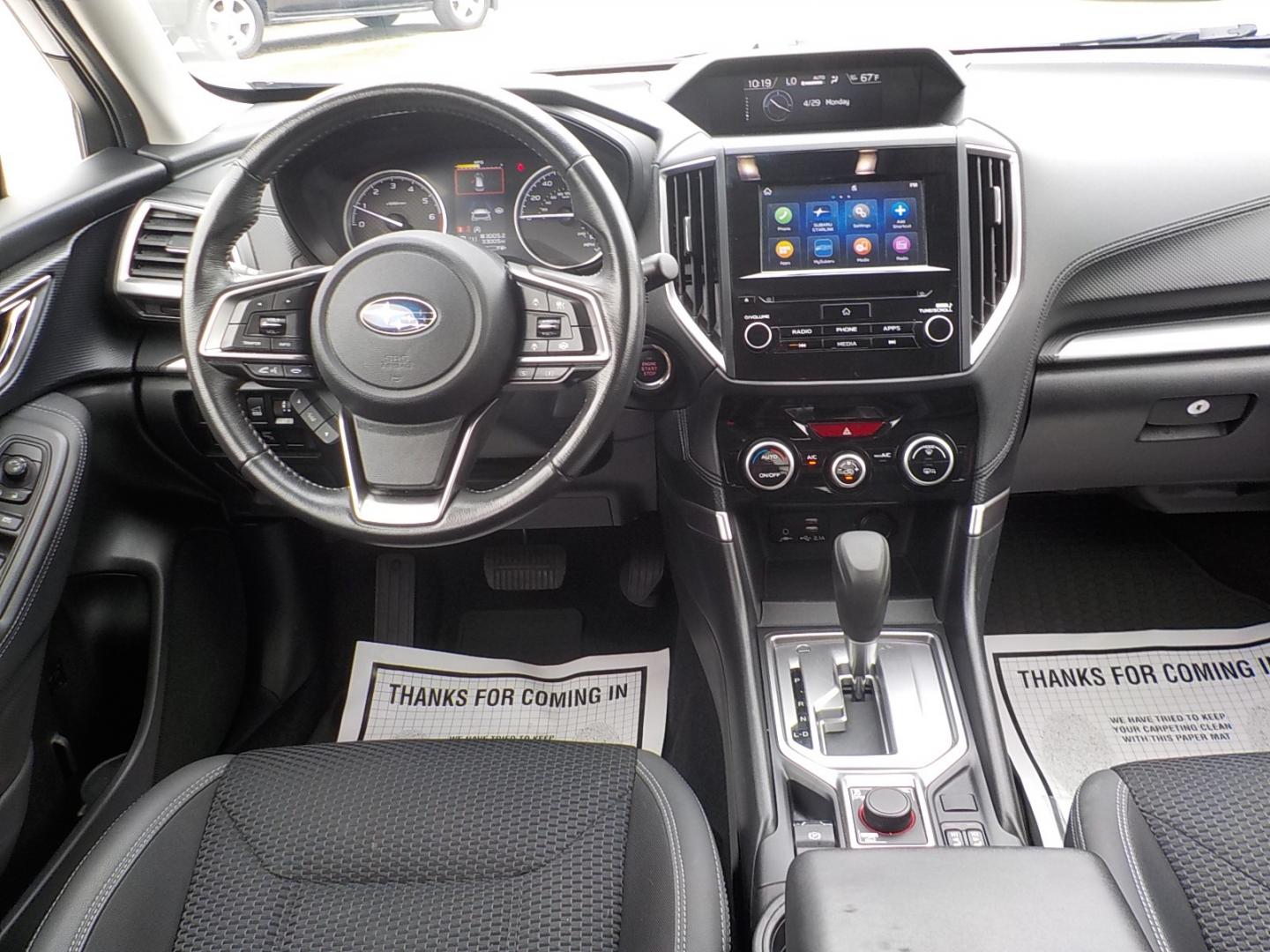 2021 Silver /Black Subaru Forester (JF2SKAJC4MH) , Automatic transmission, located at 1617 W Church Street, Livingston, TX, 77351, (936) 327-3600, 30.710995, -94.951157 - This vehicle is just BEGGIING to be taken to the mountains this summer!! Come check it out for yourself! - Photo#13